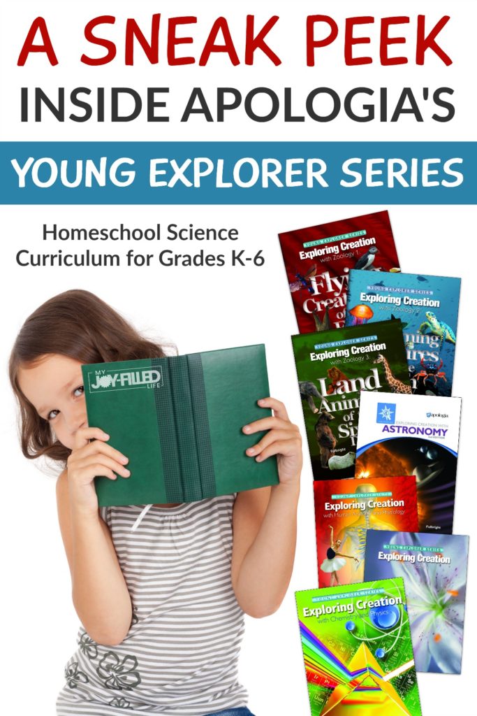 Take a peek inside the best homeschool science curriculum for the elementary grades - Apologia's Young Explorer Series. #homeschool #homeschoolscience 