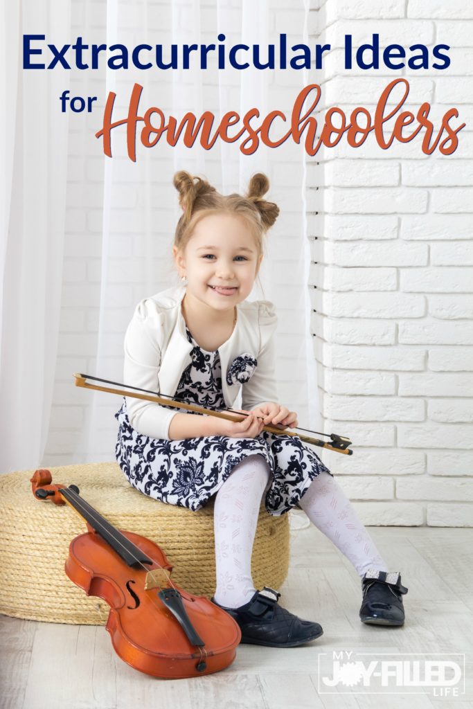 If you are looking for ways to get your homeschooler more active, get involved in the community, or make new friends, here is a list of extracurricular activity ideas for homeschoolers. #homeschoollife #homeschool