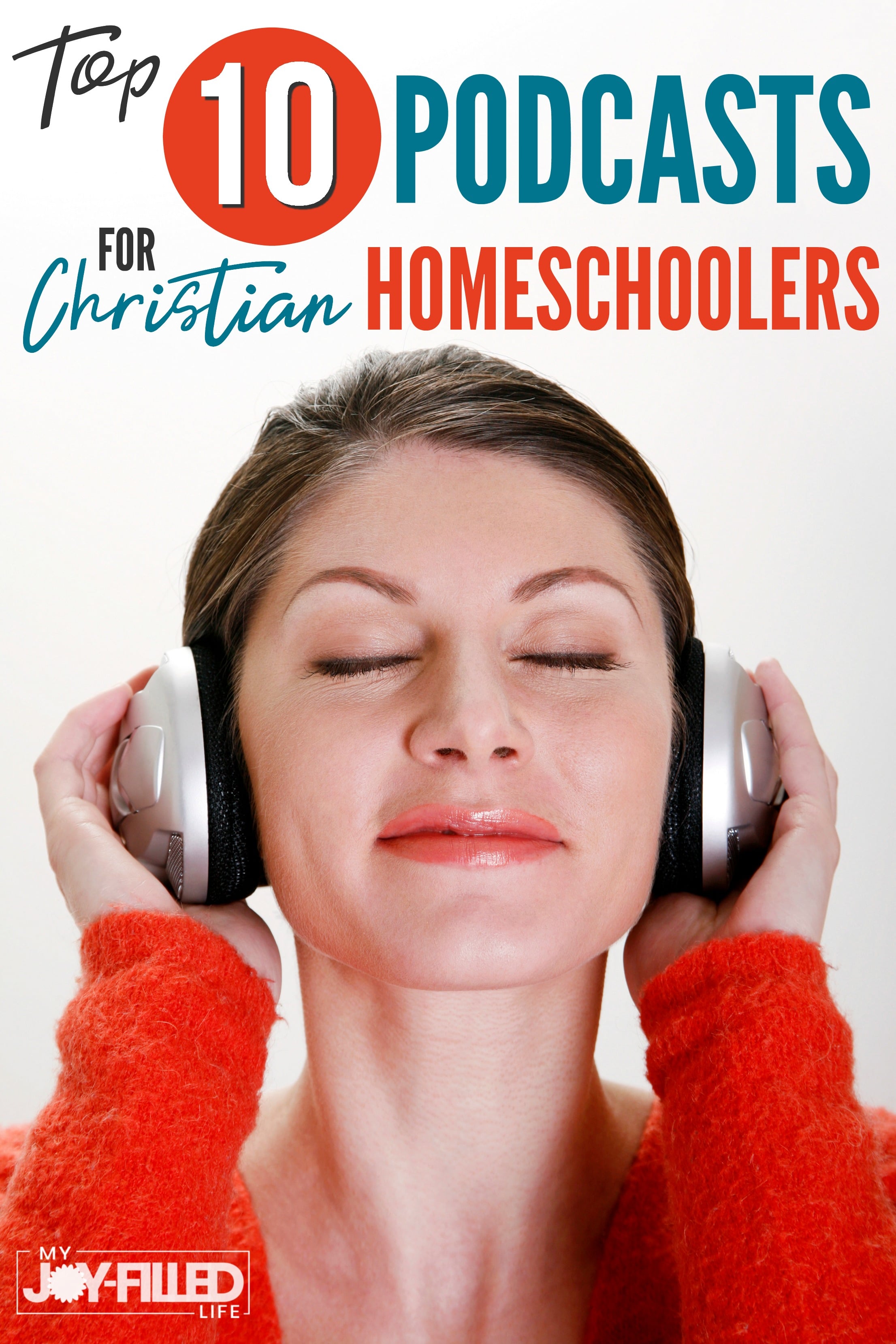 Looking for great podcasts for Christian homeschoolers? This article samples some of the best Christian homeschool podcasts out there. Enjoy! #podcast #homeschoolpodcast #christianpodcast