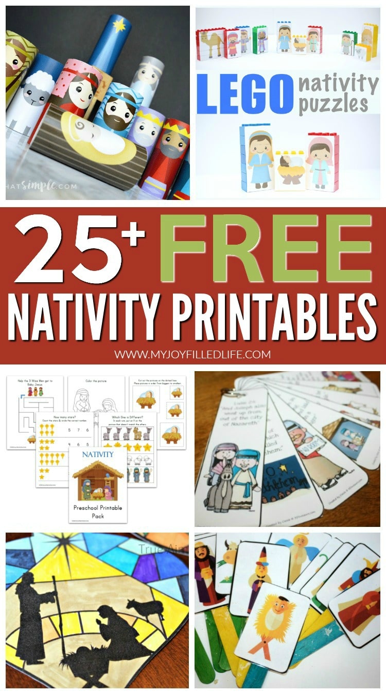 If you are looking for ideas to help keep your family's focus on Christ this Christmas, here are some great nativity printables that you can get for FREE. From Christmas countdowns, to ornaments and games, you are sure to find something on this list that your family will enjoy. #nativity #christmas #printables #freeprintable