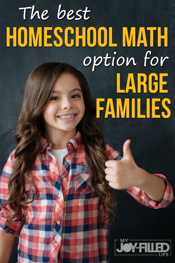 If you are searching for a homeschool math curriculum that will be a good fit for your family, I highly recommend checking out Teaching Textbooks. 