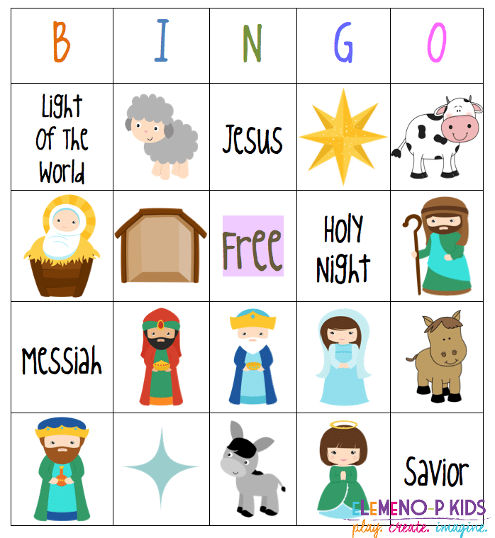 nativity printable