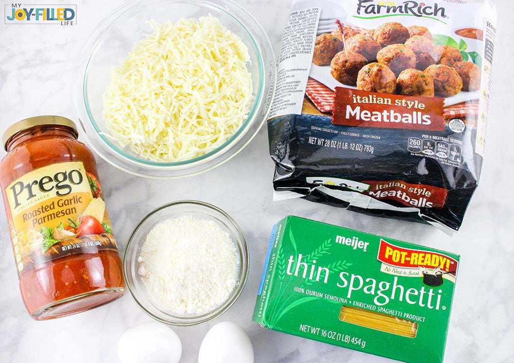spaghetti and meatball cups ingredients