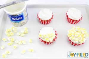 ingredients for popcorn cupcakes