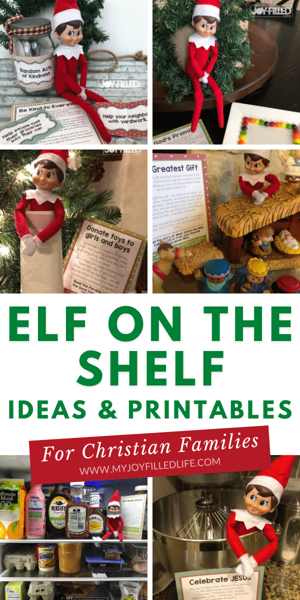 Christian Elf on the Shelf Ideas & Printables - My Joy-Filled Life