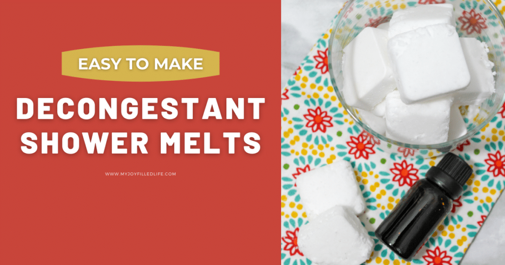 Homemade Decongestant Shower Melts - My Joy-Filled Life
