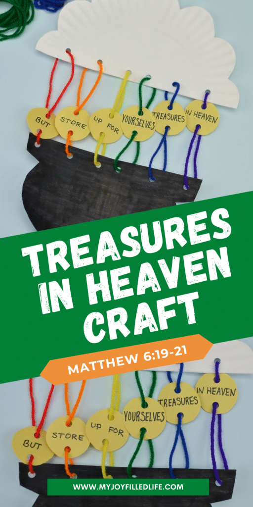 Treasures In Heaven Scripture Craft - My Joy-Filled Life