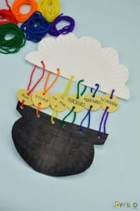 If you want to focus on the real treasures this year with your kids, rather than the ones you might find at the end of the rainbow we have the perfect treasures in heaven craft for you!