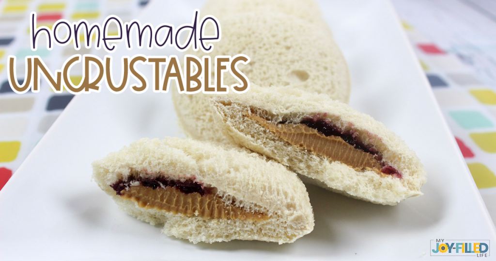 Homemade Uncrustables PB&J Sandwiches