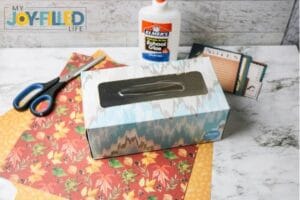 Supplies to Make a Gratitude Box