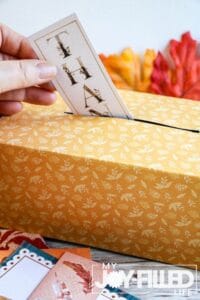 Using a Homemade Gratitude Box