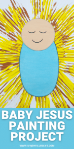 Baby Jesus in the Manger Craft for Kids