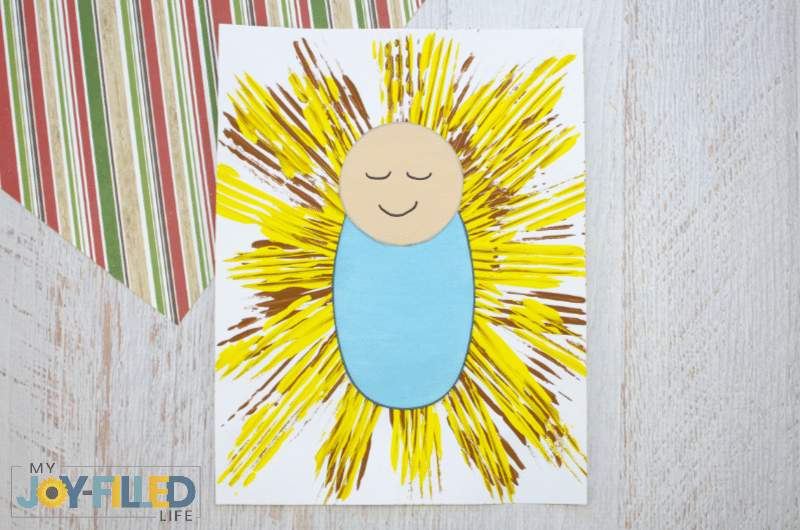 Baby Jesus Painting for Kids