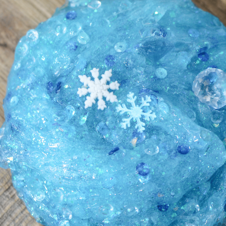 Blue Winter Wonderland Slime