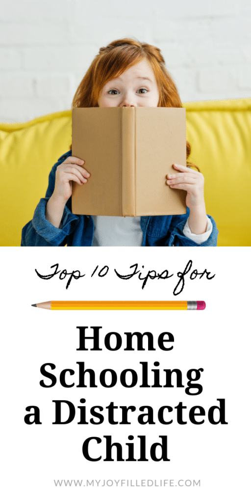 homeschooling tips for a distracted child