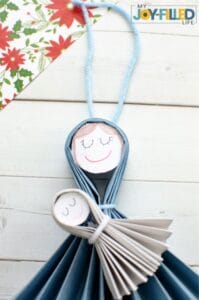 Mary & Joseph Homemade Christmas Ornament for Kids
