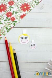 making faces on paper craft