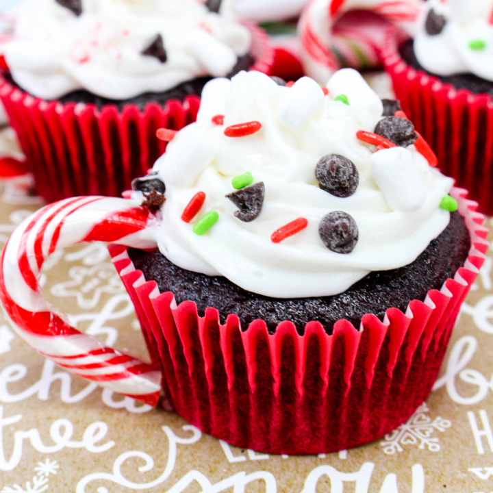 Hot Cocoa Cupcakes