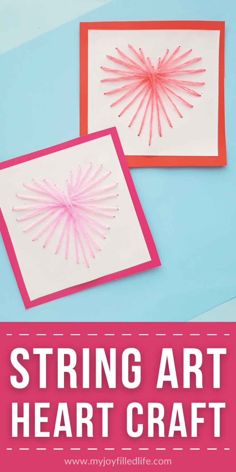 Heart String Art Craft {Perfect for Valentines Day} - My Joy-Filled Life