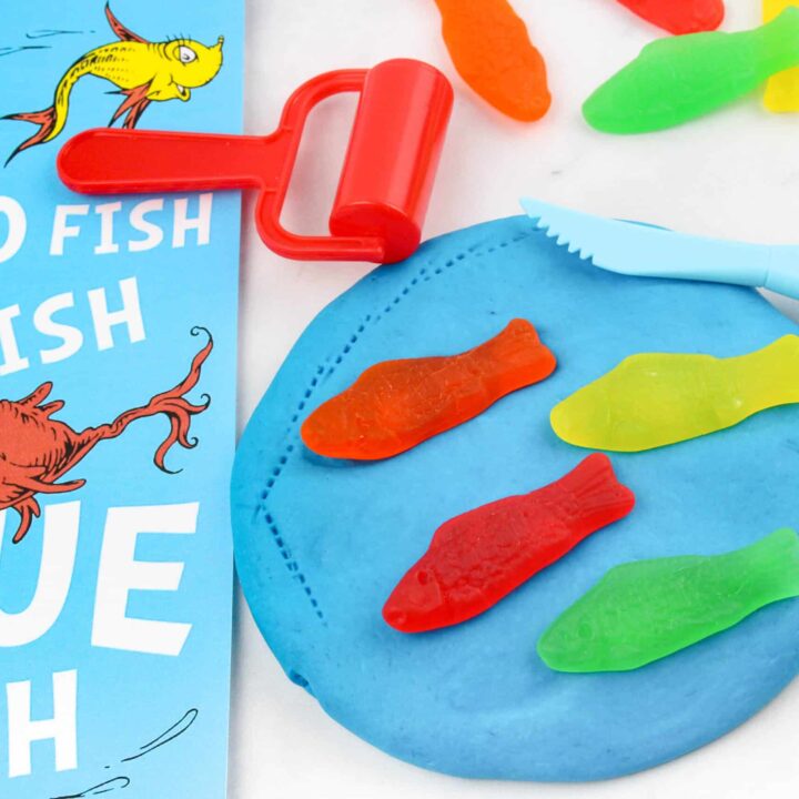 One Fish Two Fish Red Fish Blue Fish Playdough