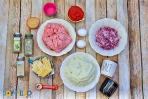 Ingredients for Meatloaf Muffin Recipe