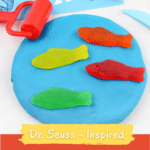 One Fish Two Fish Red Fish Blue Fish Playdough Craft