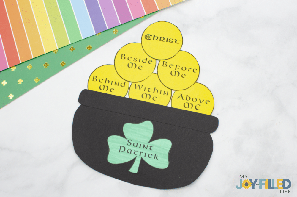 St Patricks Day Art Idea Pot of Gold Breastplate Pra St Patricks Day Art Idea Pot of Gold Breastplate Pra photo