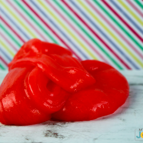 Strawberry Valentines Day Slime Recipe