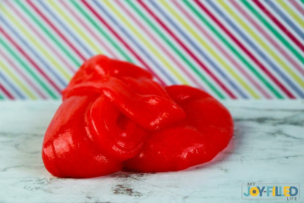 Strawberry Valentines Day Slime Recipe