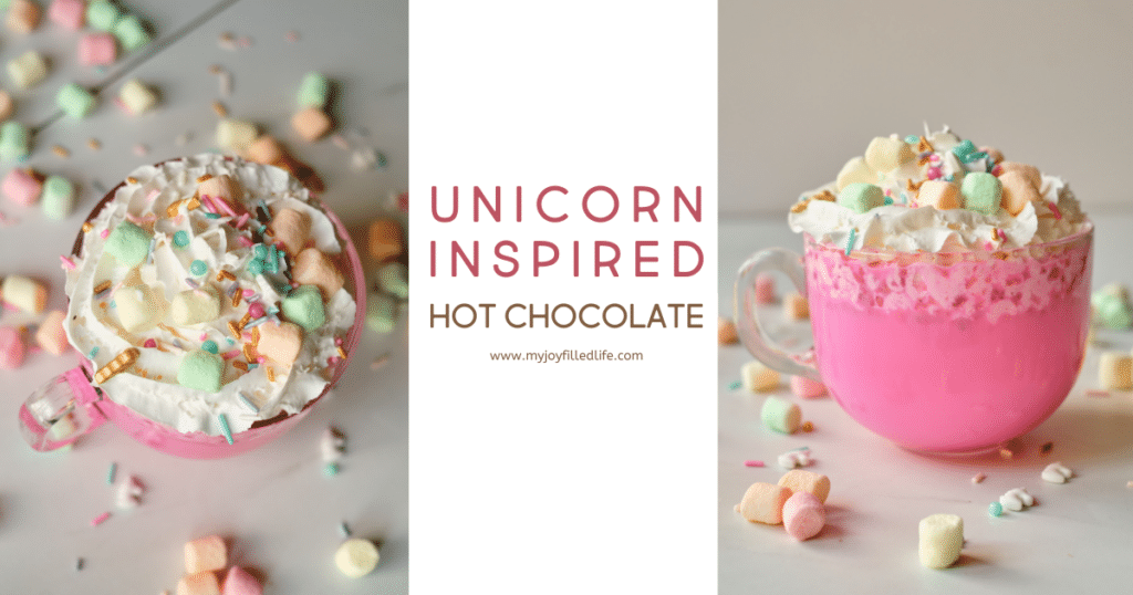 Homemade Unicorn Hot Chocolate