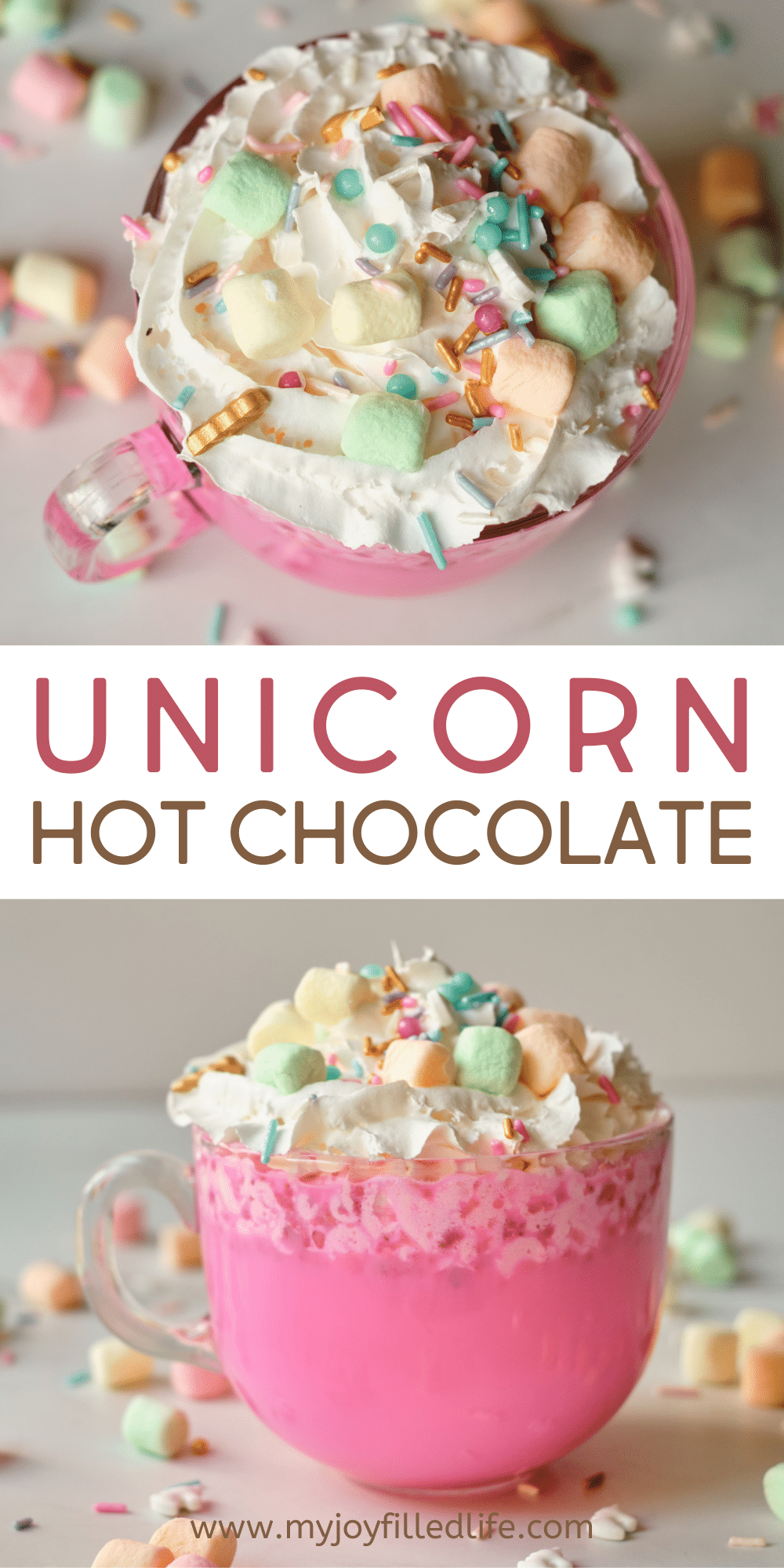 Unicorn Hot Chocolate - I Knead to Eat