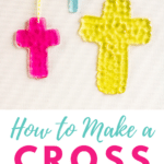 Cute Easter Cross Sun Catcher Craft for Kids