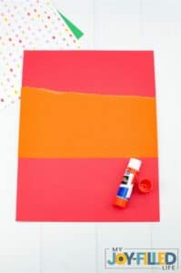 Putting together Easter Paper Craft