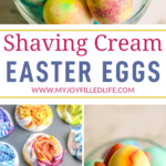 Shaving Cream Easter Eggs