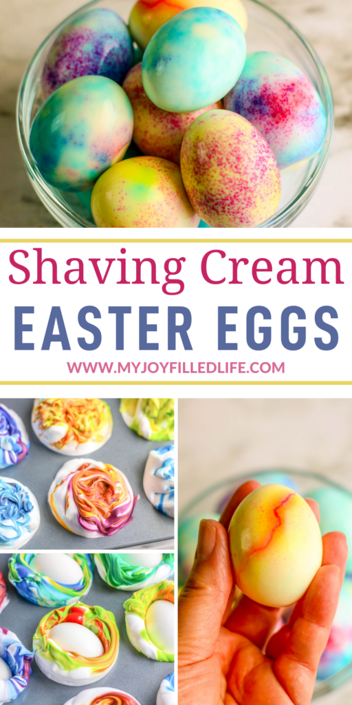 Shaving Cream Easter Eggs