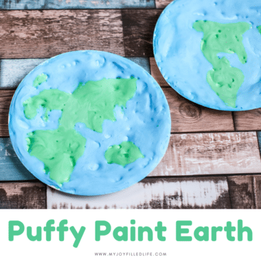 Fun Earth Craft with Puffy Paint