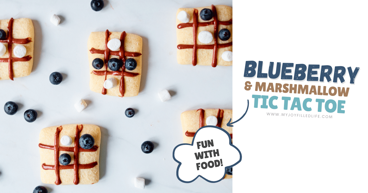 Blueberry Snacks for Kids - Tic Tac Toe with Food!