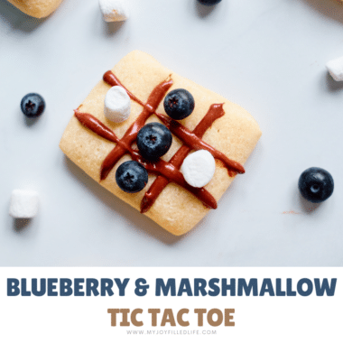 Blueberry Tic Tac Toe Snack