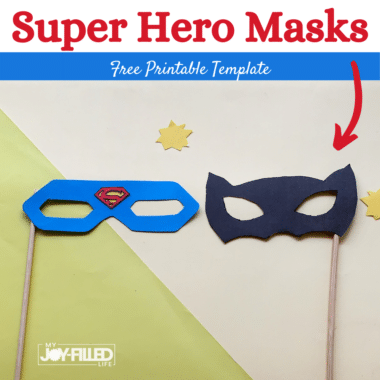 DIY Super Hero Masks
