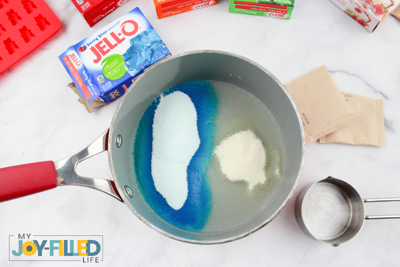 Making the gummy candy
