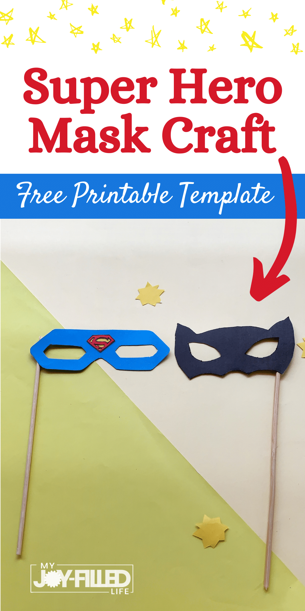 Printable Superhero Masks