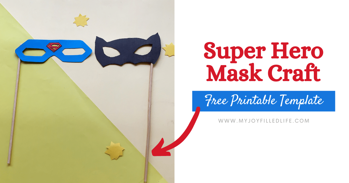 Superhero Masks for Kids
