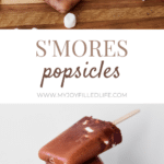 Homemade Smores Popsicles