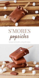 Homemade Smores Popsicles
