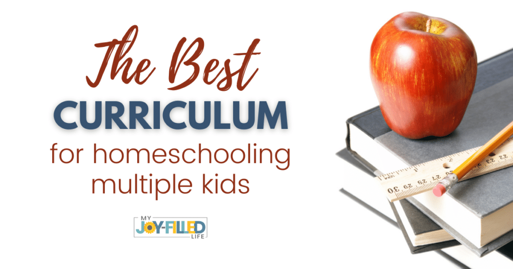 the best homeschool curriculum for multiple kids 