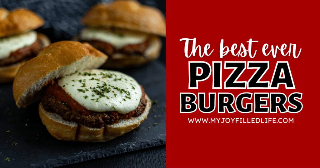 The best ever pizza burgers
