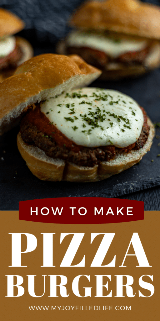 How to make pizza burgers