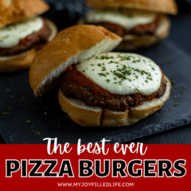 Delicious recipe to make pizza burgers
