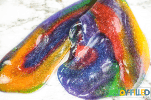 how to make rainbow slime