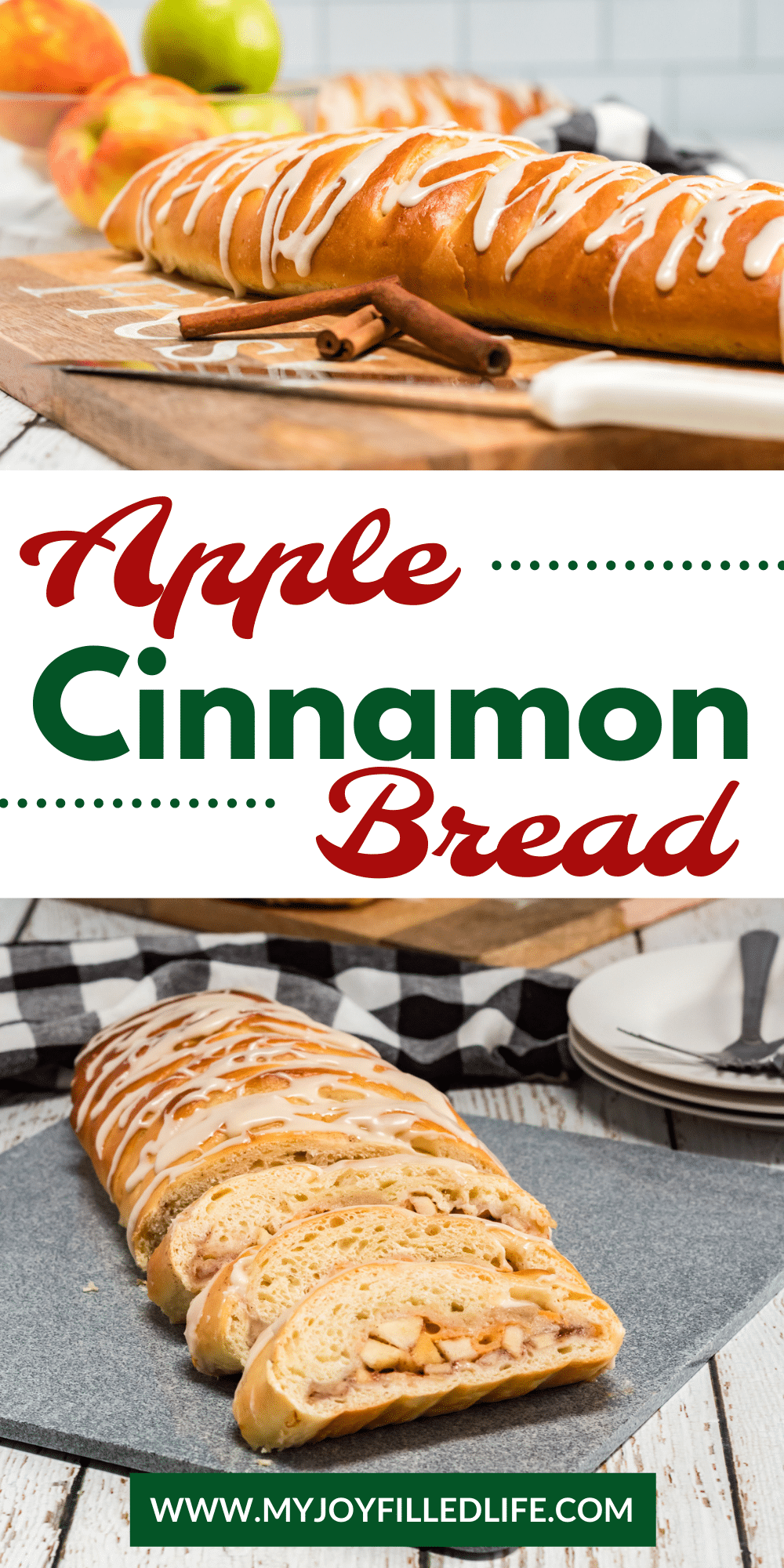 Apple Cinnamon Bread Pinterest image 2